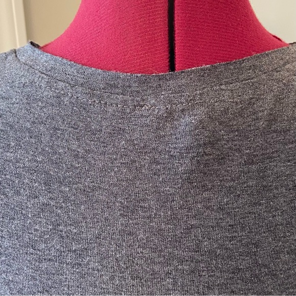 Easel Los Angeles women grey babydoll long sleeves tunic top. Size S. Used. - Picture 4 of 7